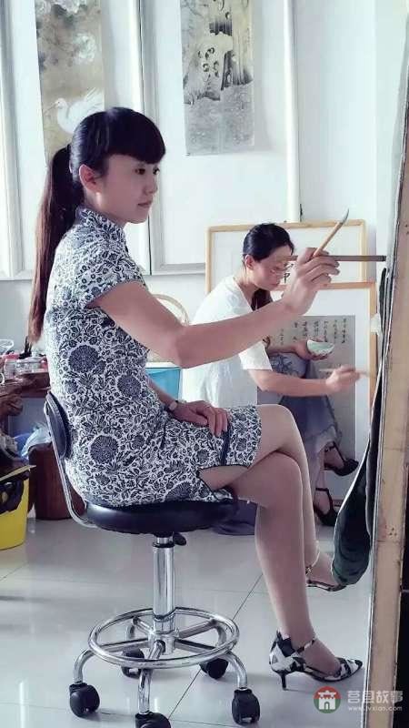 莒國(guó)文化源遠(yuǎn)流長(zhǎng)，山東莒縣美女畫(huà)家李修英工筆畫(huà)選